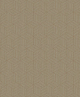 A-Street Prints Izarra Geometric Block Copper Wallpaper