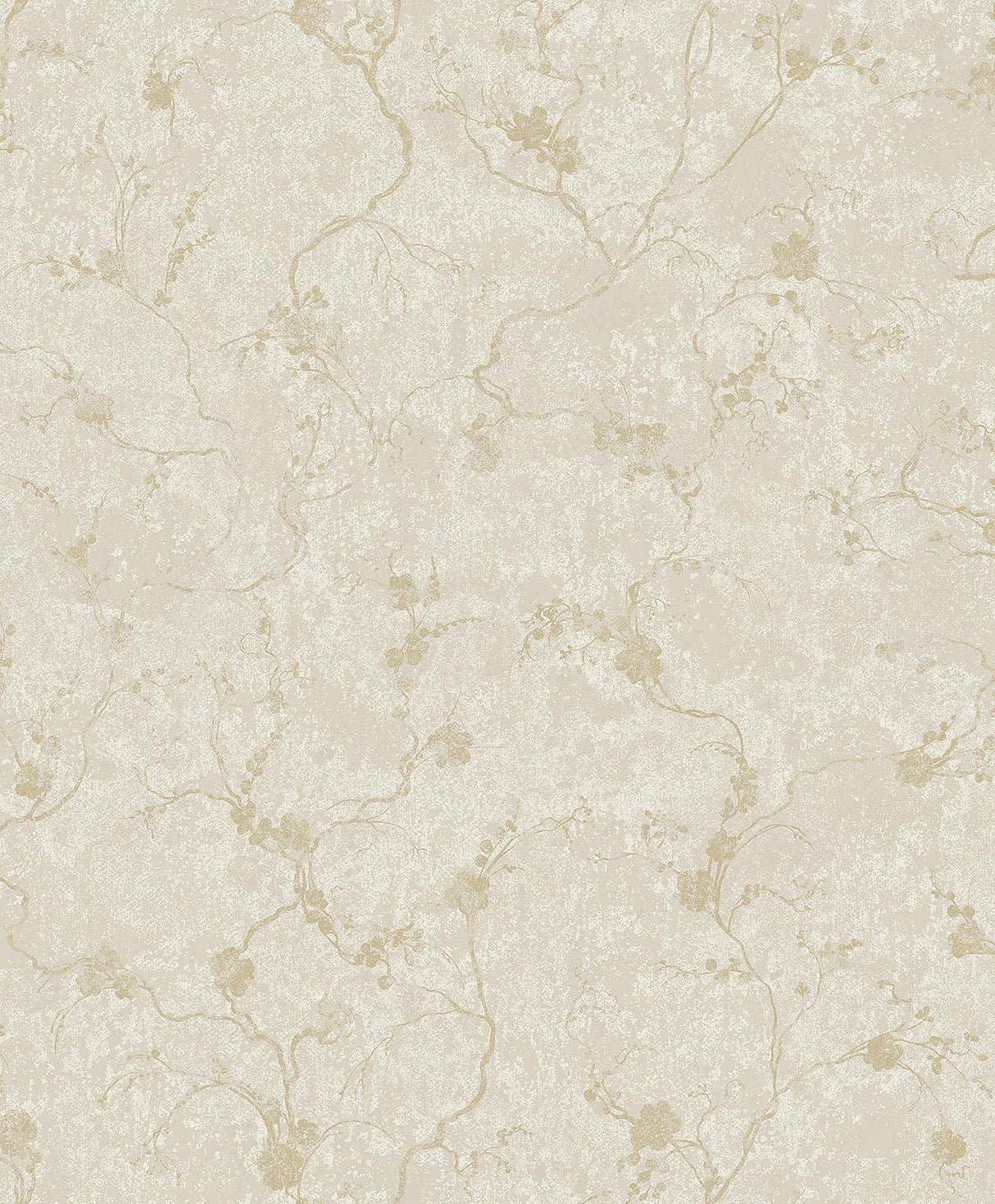 A-Street Prints Mahina Floral Vine Pearl Wallpaper