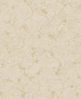A-Street Prints Mahina Floral Vine Gold Wallpaper