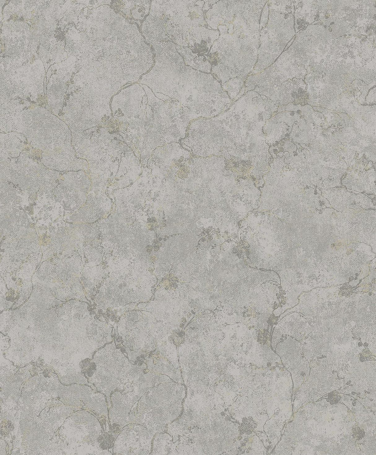 A-Street Prints Mahina Floral Vine Pewter Wallpaper