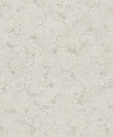 A-Street Prints Mahina Silver Floral Vine Wallpaper