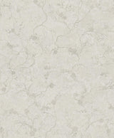 A-Street Prints Mahina Floral Vine Silver Wallpaper