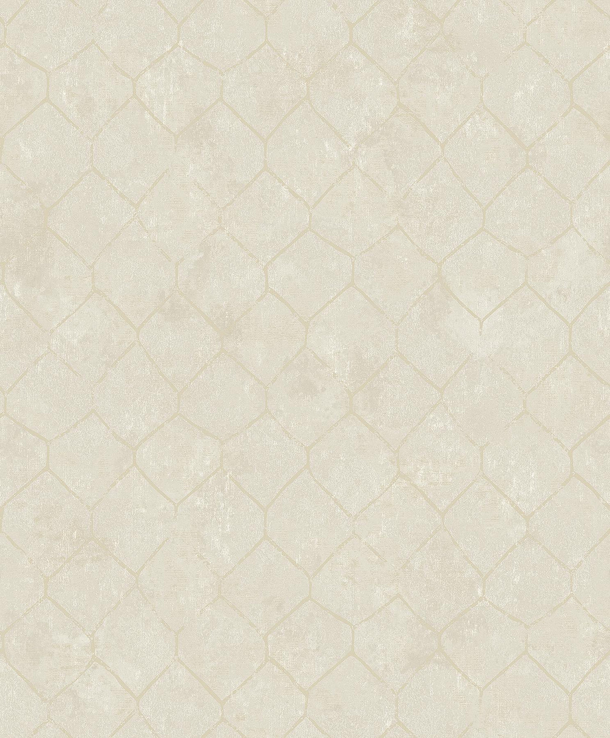 A-Street Prints Rauta Hexagon Tile Pearl Wallpaper