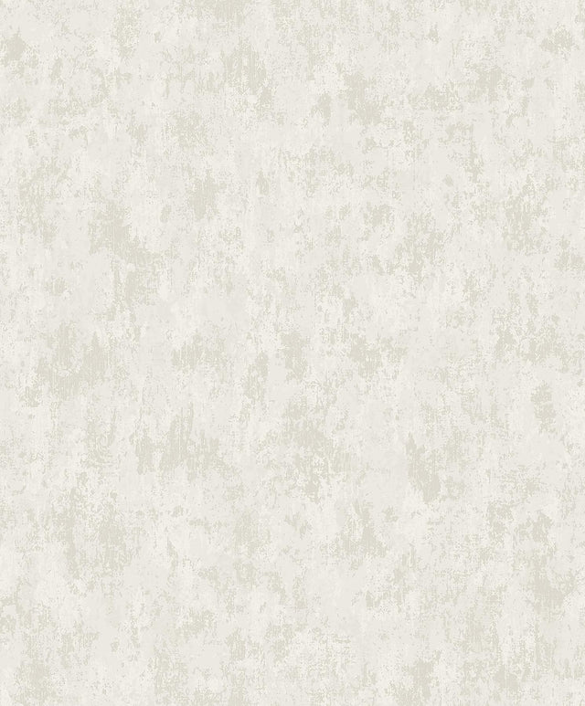 A-Street Prints Haliya White Metallic Plaster Wallpaper