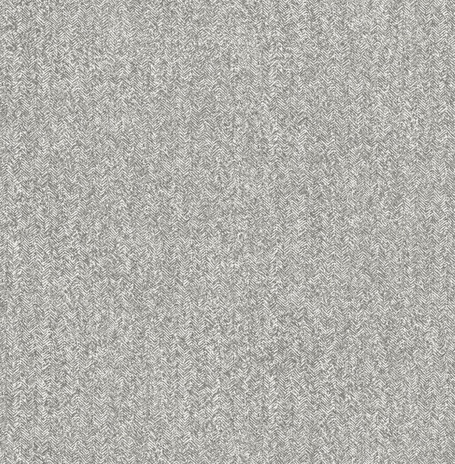 A-Street Prints Ashbee Dark Grey Tweed Wallpaper