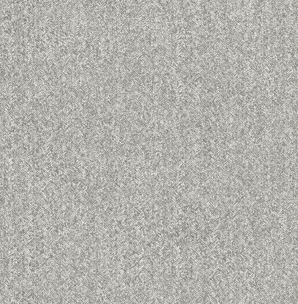 A-Street Prints Ashbee Tweed Dark Grey Wallpaper
