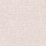 A-Street Prints Tuckernuck Pink Linen Wallpaper