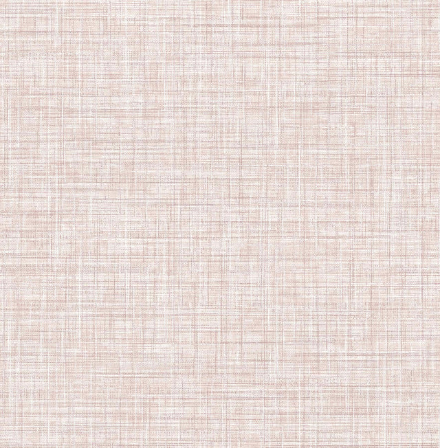 A-Street Prints Tuckernuck Pink Linen Wallpaper