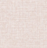 A-Street Prints Tuckernuck Linen Pink Wallpaper