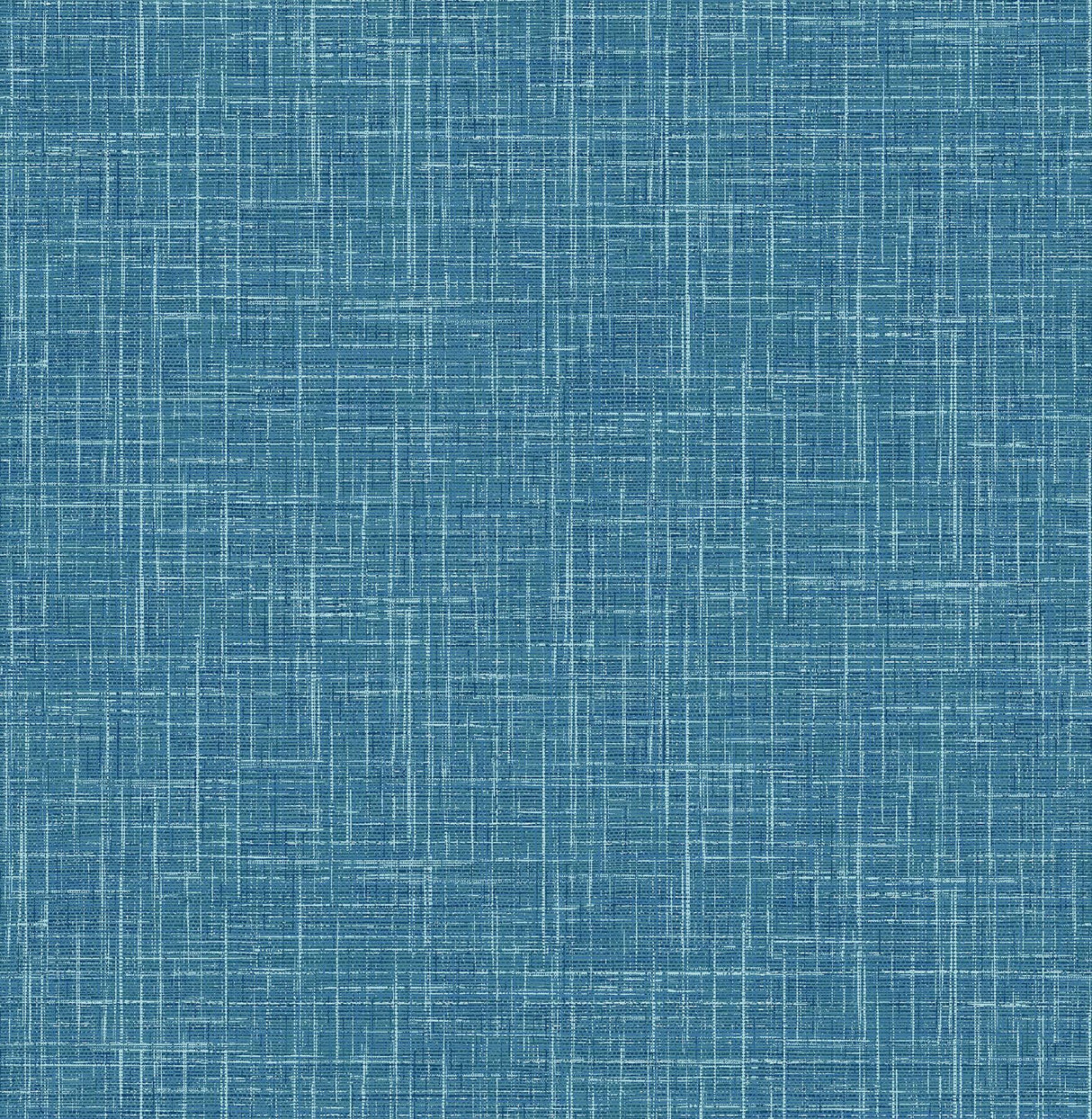 A-Street Prints Emerson Blue Linen Wallpaper