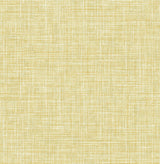 A-Street Prints Emerson Linen Yellow Wallpaper
