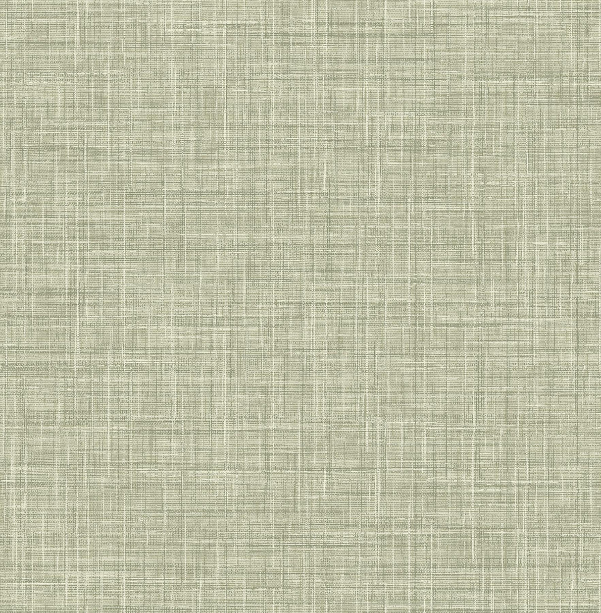 A-Street Prints Tuckernuck Green Linen Wallpaper