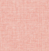 A-Street Prints Emerson Linen Coral Wallpaper