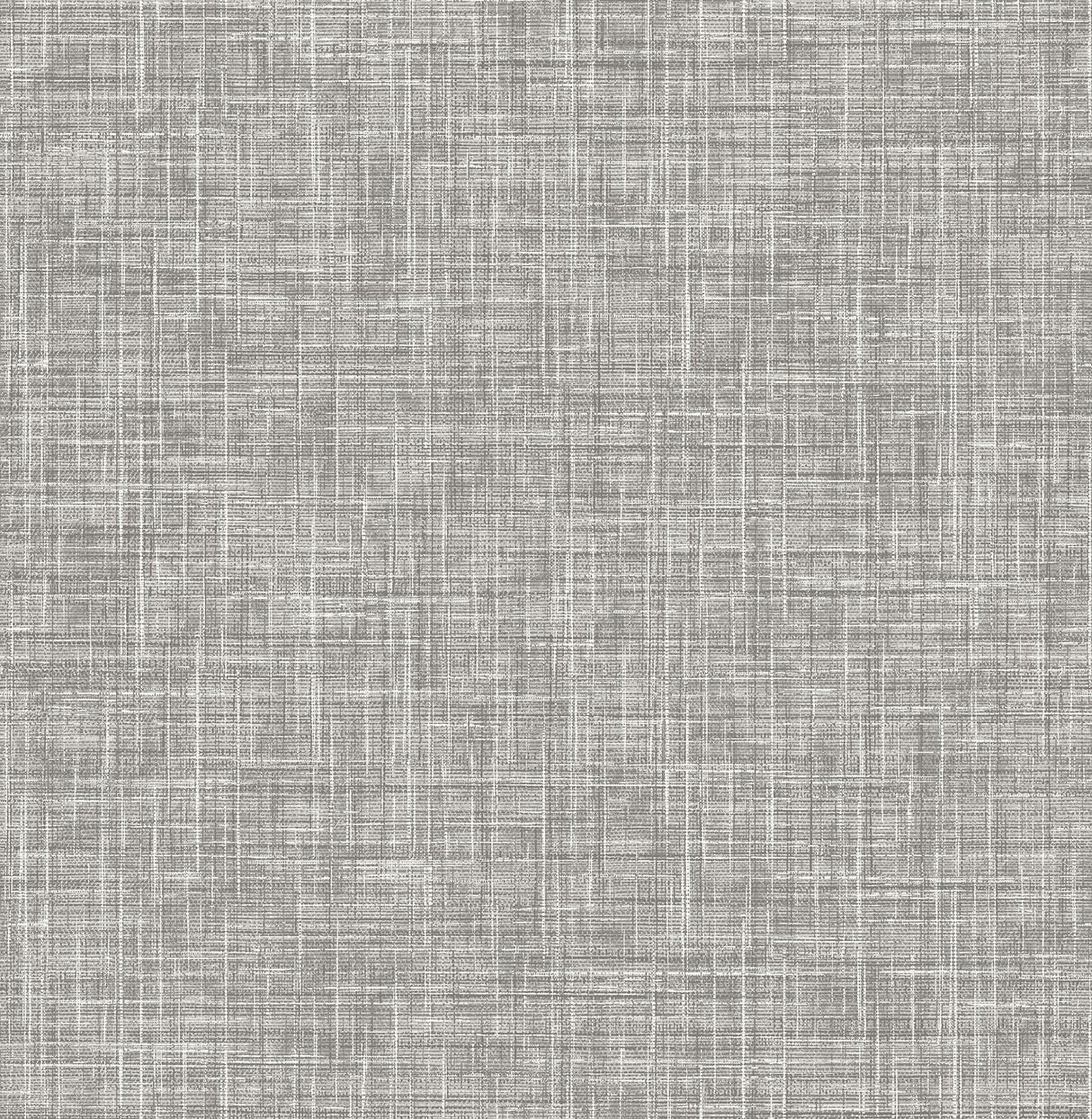 A-Street Prints Emerson Grey Linen Wallpaper