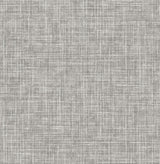 A-Street Prints Emerson Grey Linen Wallpaper