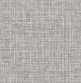 A-Street Prints Emerson Linen Grey Wallpaper
