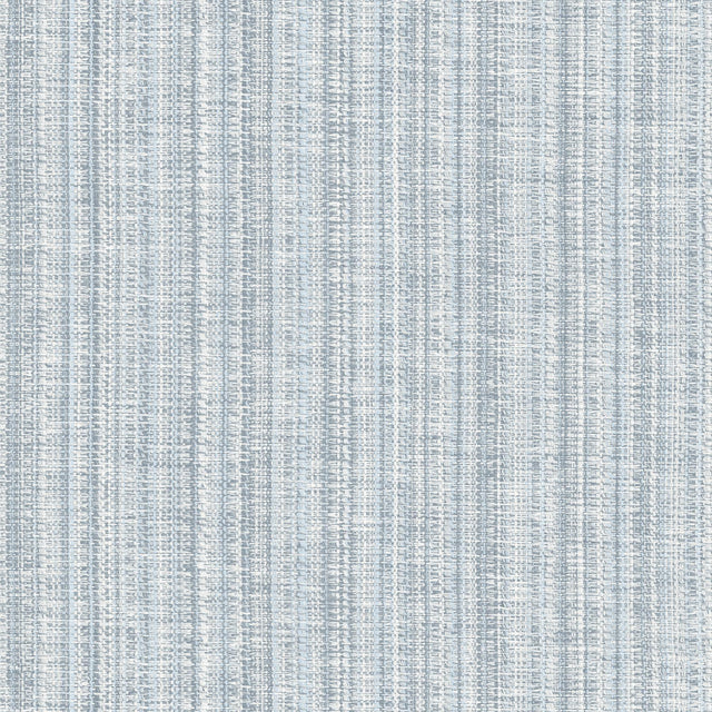 A-Street Prints Simon Blue Woven Texture Wallpaper