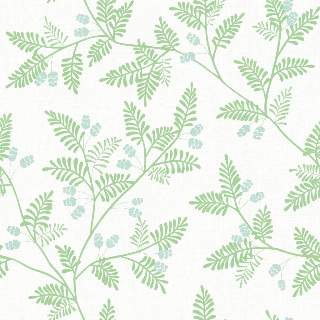 A-Street Prints Ardell Light Green Botanical Wallpaper