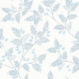 A-Street Prints Ardell Light Blue Botanical Wallpaper
