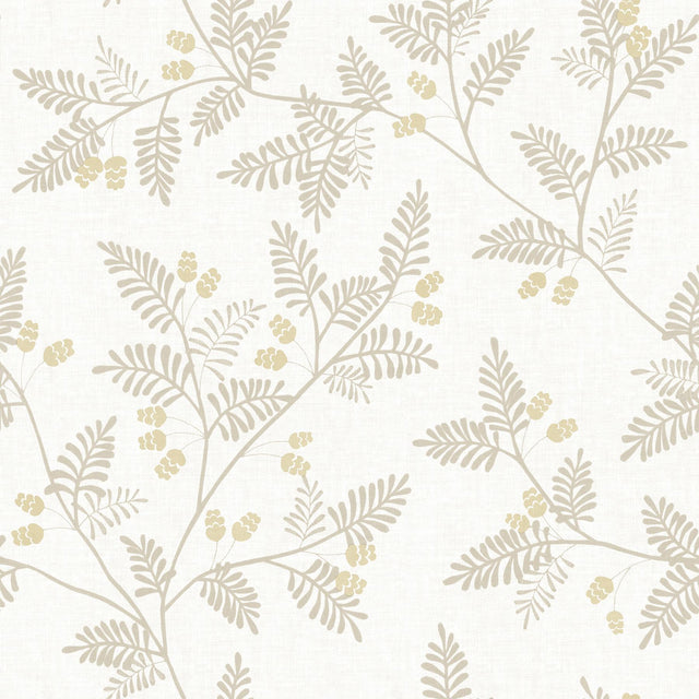 A-Street Prints Ardell Wheat Botanical Wallpaper