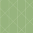 A-Street Prints Walcott Light Green Stitched Trellis Wallpaper