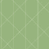 A-Street Prints Walcott Light Green Stitched Trellis Wallpaper