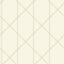 A-Street Prints Walcott Cream Stitched Trellis Wallpaper