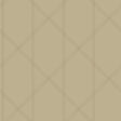 A-Street Prints Walcott Taupe Stitched Trellis Wallpaper