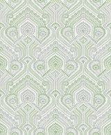A-Street Prints Fernback Green Ornate Botanical Wallpaper