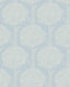 A-Street Prints Zaria Light Blue Topiary Wallpaper