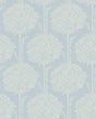 A-Street Prints Zaria Light Blue Topiary Wallpaper