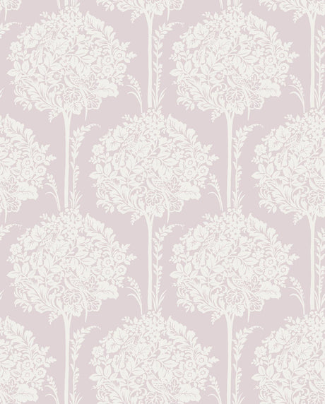 A-Street Prints Zaria Lavender Topiary Wallpaper
