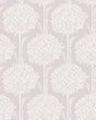 A-Street Prints Zaria Lavender Topiary Wallpaper