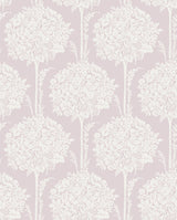 A-Street Prints Zaria Topiary Lavender Wallpaper