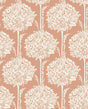 A-Street Prints Zaria Apricot Topiary Wallpaper