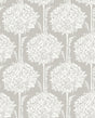 A-Street Prints Zaria Grey Topiary Wallpaper