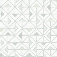 A-Street Prints Jekyl Green Triangles Wallpaper