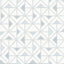 A-Street Prints Jekyl Blue Triangles Wallpaper