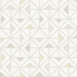 A-Street Prints Jekyl Beige Triangles Wallpaper