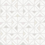 A-Street Prints Jekyl Triangles Neutral Wallpaper