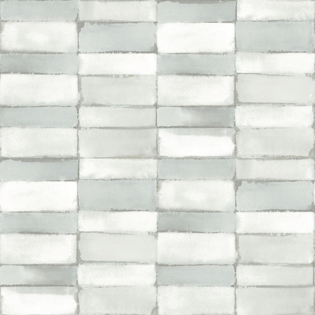 A-Street Prints Braden Sage Tile Wallpaper