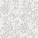 A-Street Prints Helen Floral Trail Light Grey Wallpaper
