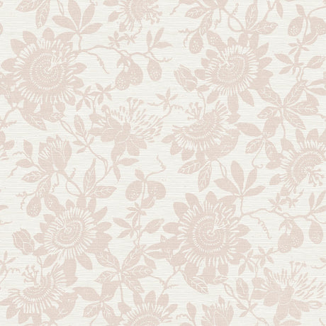 A-Street Prints Helen Mauve Floral Trail Wallpaper