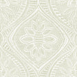 A-Street Prints Scout Moss Floral Ogee Wallpaper