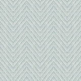 A-Street Prints Glynn Sky Blue Chevron Wallpaper