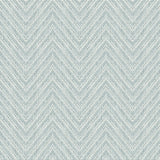 A-Street Prints Glynn Chevron Sky Blue Wallpaper