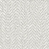 A-Street Prints Glynn Light Grey Chevron Wallpaper