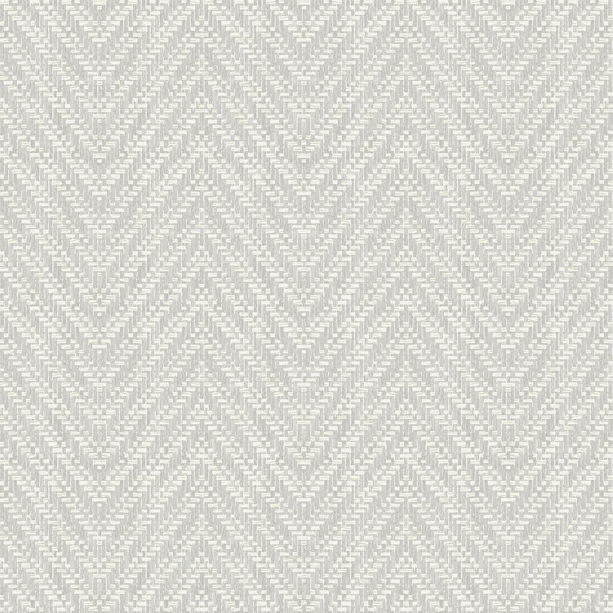 A-Street Prints Glynn Chevron Light Grey Wallpaper