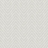 A-Street Prints Glynn Chevron Light Grey Wallpaper