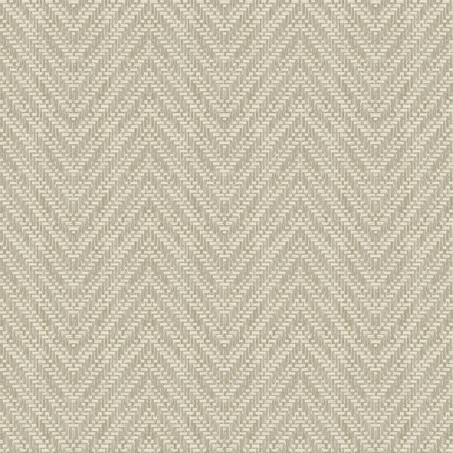 A-Street Prints Glynn Neutral Chevron Wallpaper